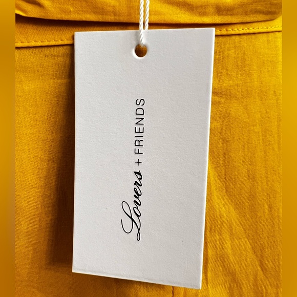 Lovers + Friends Bridget Midi Dress. Sunflower yellow. XS. NWT! - Picture 8 of 9